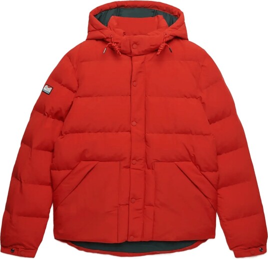 Superdry Sport Outdoor Everest Puffer Jkt   LEAD RED   L