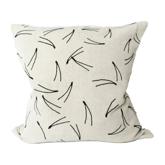 Fine Little Day Barr putetrekk brodert 48 x 48 cm Natur-sort