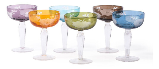 Pols Potten Peony coupe 6 stk multi