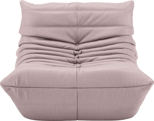 Ligne Roset Ligne Roset Togo Fireside Chair Fabric Cat. S Alcantara Bloom Y195 Lenestoler Michel Ducaroy Tekstilmateriale/skum