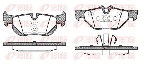 Bremseklosser REMSA 1145.10 Bremseklosser REMSA 1145.10