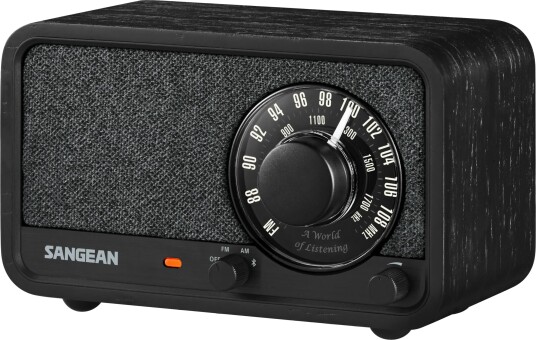 Sangean WR 8 Bluetooth Radio FM/AM Sort Eik Sangean WR 8 Bluetooth Radio FM/AM Sort Eik