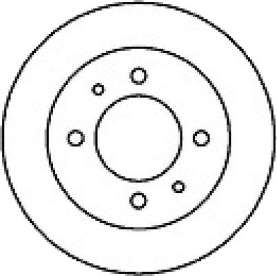 MAPCO 25517 Bremseskive