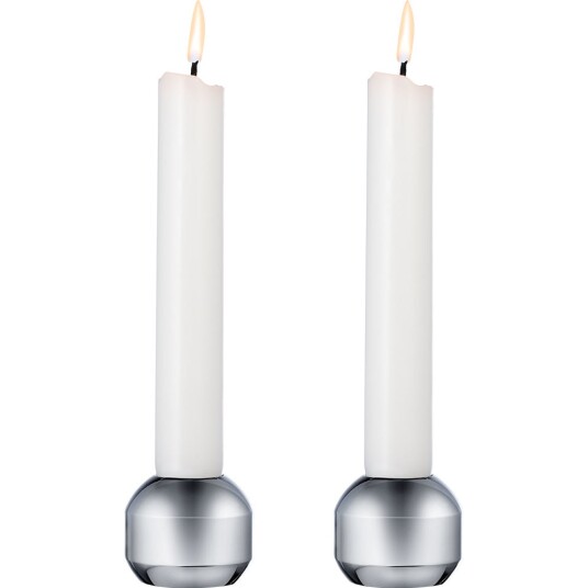 Lind DNA Silhouette 34 Lysestake 2-pk Krom - Tidløst Design i Stål Lind DNA Silhouette 34 Lysestake 2-pk Krom - Tidløst Design i Stål