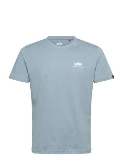 Alpha Industries Basic T Shirt Sl   Blue   M