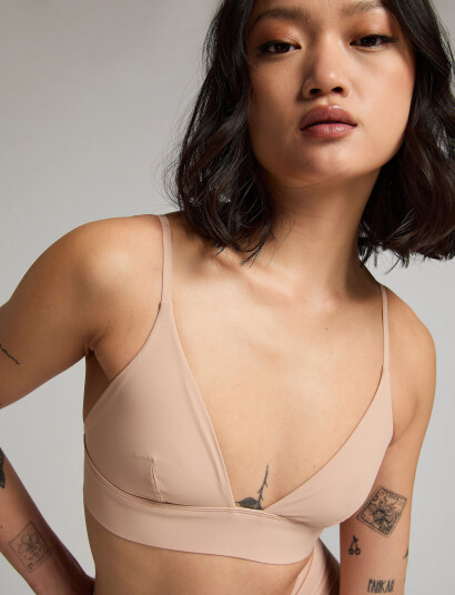 Hunkemöller Smooth Triangle Bralette Pink S Hunkemöller Smooth Triangle Bralette Pink S