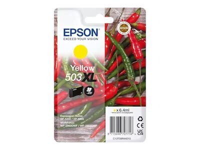 Epson 503XL - XL - yellow - original - ink cartridge - Blekkpatron Yellow Epson 503XL - XL - yellow - original - ink cartridge - Blekkpatron Yellow