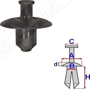 ROMIX C70507 Clip