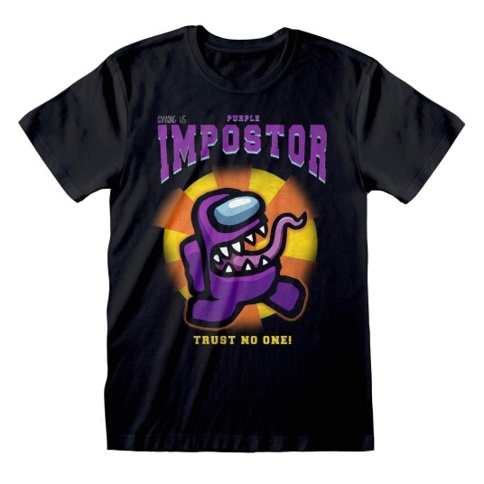 Among Us T-skjorte Purple Impostor - XL - Voksen - 100% bomull