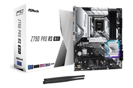 ASRock Z790 Pro RS WiFi - Intel Z790 - Intel LGA1700 socket - DDR5 RAM - ATX ASRock Z790 Pro RS WiFi - Intel Z790 - Intel LGA1700 socket - DDR5 RAM - ATX