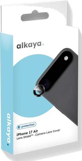 Alkaya Linsebeskytter for iPhone 17 Air Transparent
