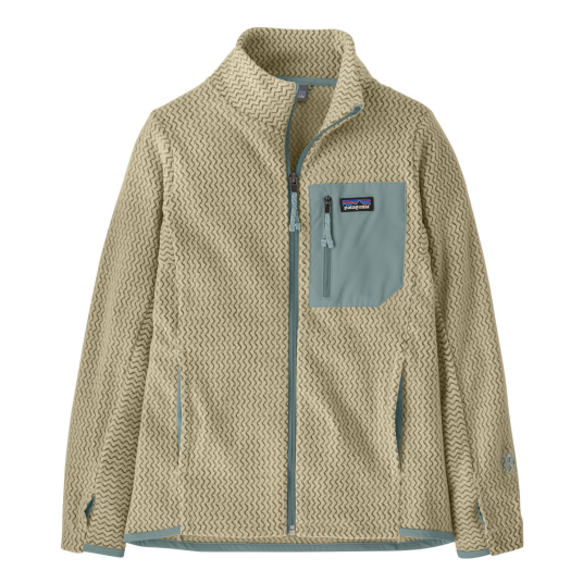 Patagonia Fleecejakke R1 Air Full Zip Weathered Stone 140 | Barn