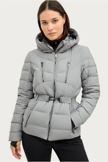 Áhkká Skijakke Gold Ski Jacket w Clasp Grå