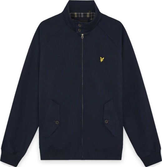 Lyle & Scott Cotton Harrington Jacket   Navy   M