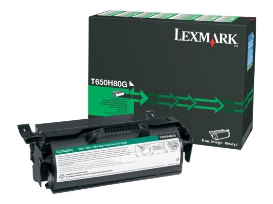 Lexmark - Høy Ytelse - Svart - Original - Tonerpatron - For Lexmark T650dn T650dtn T650n T652dn T652dtn T652n T654dn T654dtn T654n