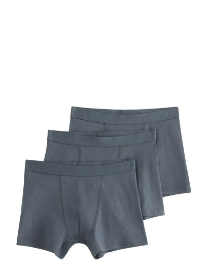 Lindex 3 Pack Boxershorts Grey 146/152