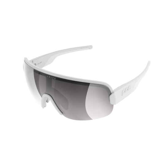 POC Aim Sykkelbriller Hydrogen White Clarity Road Silver Mirror