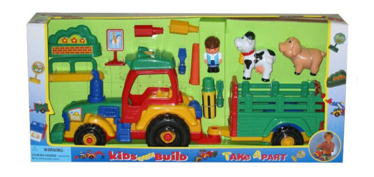 Traktor Byggesett M Figurer Og Tilbehør