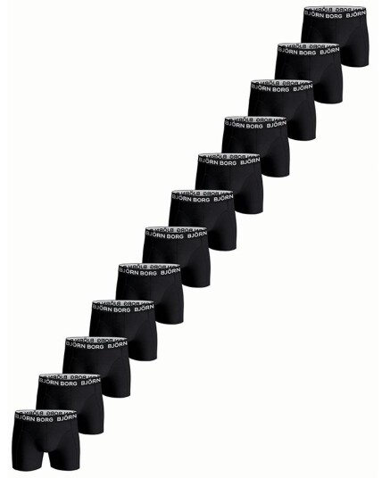 Björn Borg Essential 12pk Black Multi XS