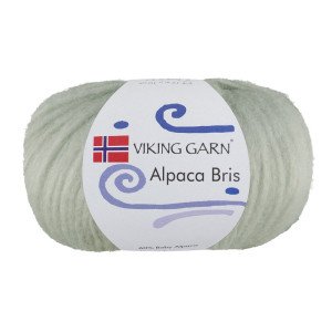 Viking Garn Alpaca Bris 330 Lys Grønn Viking Garn Alpaca Bris 330 Lys Grønn