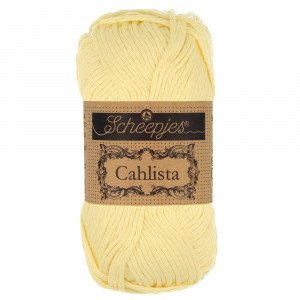 Scheepjes Cahlista Garn Unicolor 403 Lemonade Scheepjes Cahlista Garn Unicolor 403 Lemonade