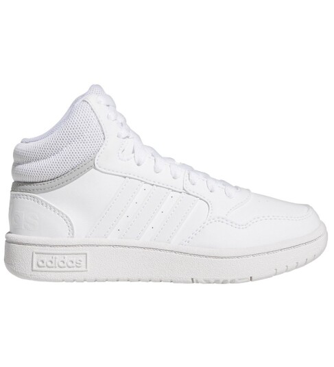 Adidas Hoops 3.0 Mid K Ftwwht/Ftwwht/Gretwo 36 2/3 (Uk 4) Sneakers