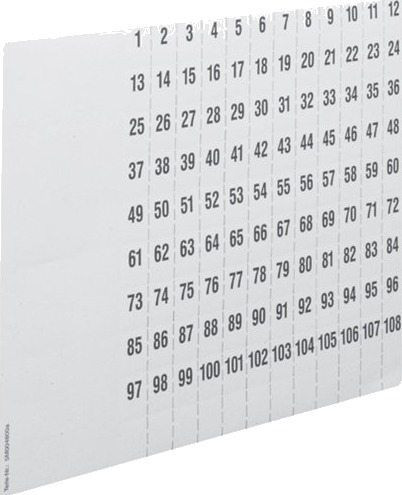 Hager Zz90c Hvit Firkant Svart På Hvitt Universell Papir 108 Stykker