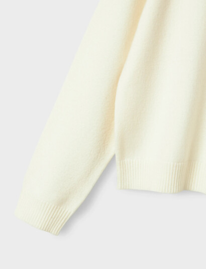 name it Nkfnelia Ls Knit - Cream - 116