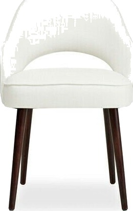 Milano spisestol off white