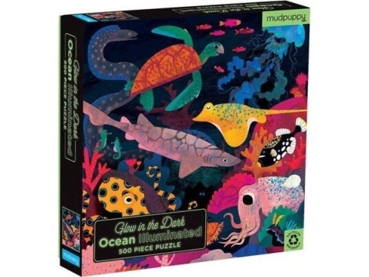 Mudpuppy Family Glow In The Dark Ocean 500 El.