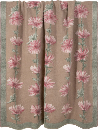 Frati Home Chicory ullpledd 150x190 cm brun rosa Frati Home Chicory ullpledd 150x190 cm brun rosa