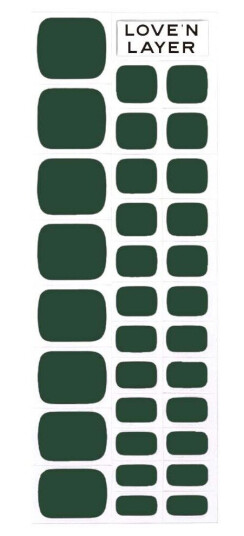 Love'n Layer Solid Toe Layers Forest Green Love'n Layer Solid Toe Layers Forest Green