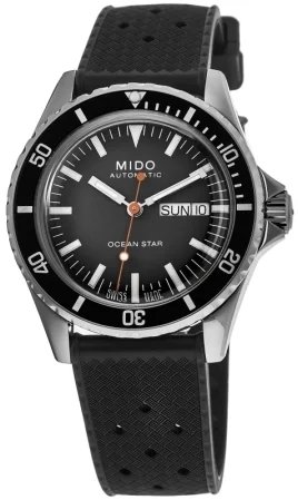 Mido Herreklokke M026.830.17.081.00 Ocean Star Grå/Gummi Ø40.5 mm