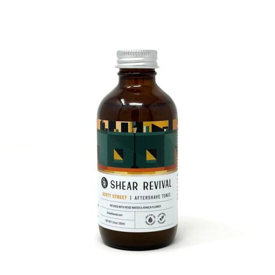 Shear Revival Scott Street Aftershave TonicOrange & Oakmoss Shear Revival Scott Street Aftershave TonicOrange & Oakmoss