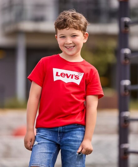 Levi'S Batwing T-Skjorte Rød 16år