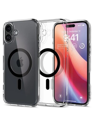 Spigen Ultra Hybrid Mobildeksel iPhone 16 Plus MagSafe Svart