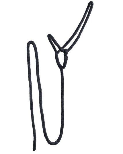 QHP Lead Halter Taugrime - Svart