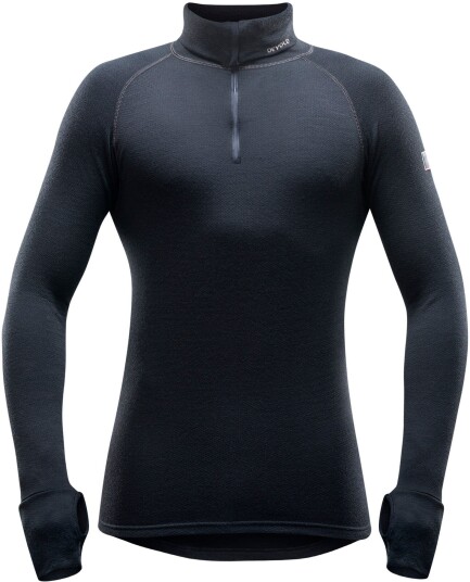 Devold Expedition Zip Neck Herre Black L Devold Expedition Zip Neck Herre Black L