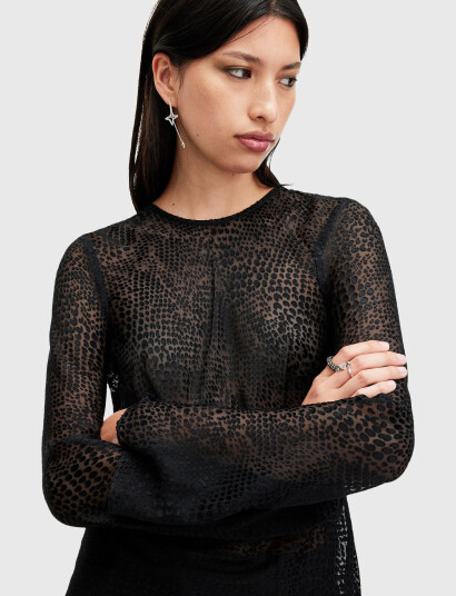 AllSaints Jada Dress - Black - 36