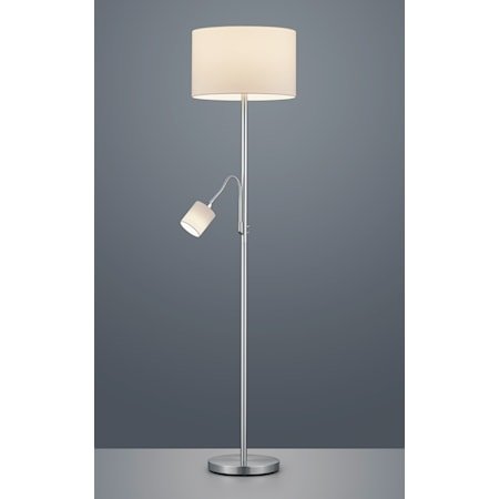 Hotel LED Gulvlampe E27+E14 Hvit