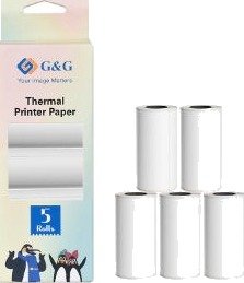 G&G Termopapir Selvklebende 5 Stk 57X30 Mm 3,8 M Lengde