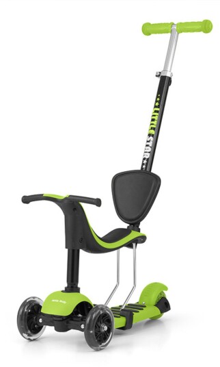 Milly Mally Little Star Gåbil/Scooter 3 in 1 Grønn Milly Mally Little Star Gåbil/Scooter 3 in 1 Grønn