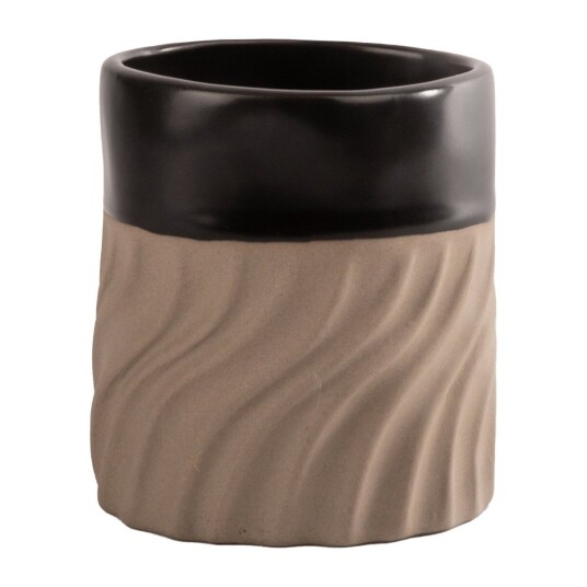 Byon Swirl kopp 24 cl Sort-beige Byon Swirl kopp 24 cl Sort-beige