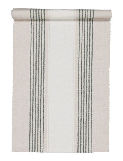 Noble House Runner X-Mas Stripe - Green - 35X110CM