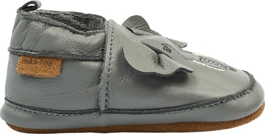 Mikk line Leather Slipper 3D Grey 36/48M