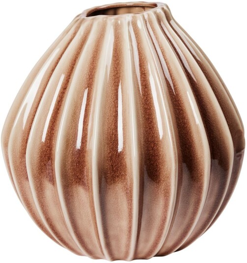 Broste Copenhagen Wide vase XL 40 cm Fawn