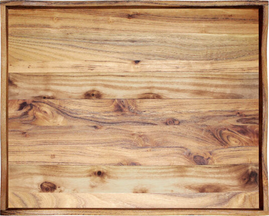 Aida Raw serveringsbrett 45x38 cm vendbar teak