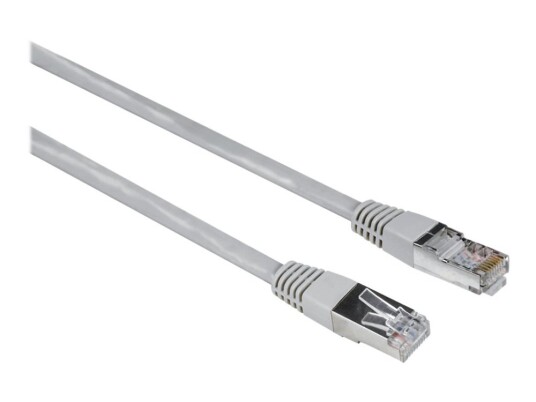 Hama Entry Line Nettverkskabel Rj-45 Hann Til Rj-45 Hann 10 M F/Utp Sctp Cat 5E Formstøpt Grå En Pakke 10