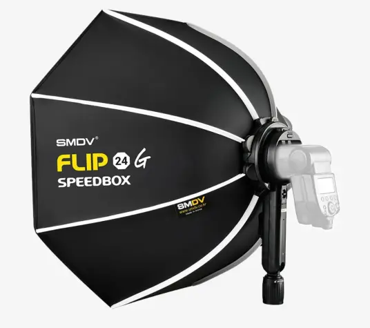 SMDV Speedbox Flip24G Speedlite 60cm Foldbar Octa softboks Speedlite ø 60 cm