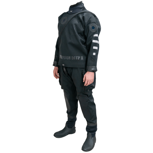 Nemo Deep X Skalldrakt med Frontzip SVART XS